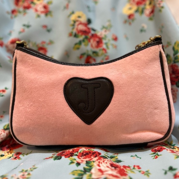 Juicy Couture Y2K Vintage Pink Velour Purse - Picture 7 of 12